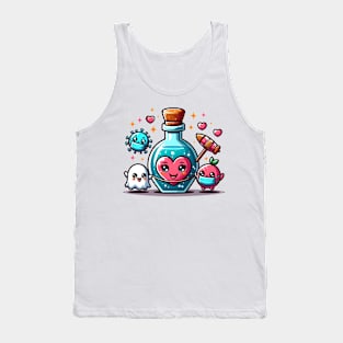 Valentine's Cartoon Delights T-Shirt Tank Top